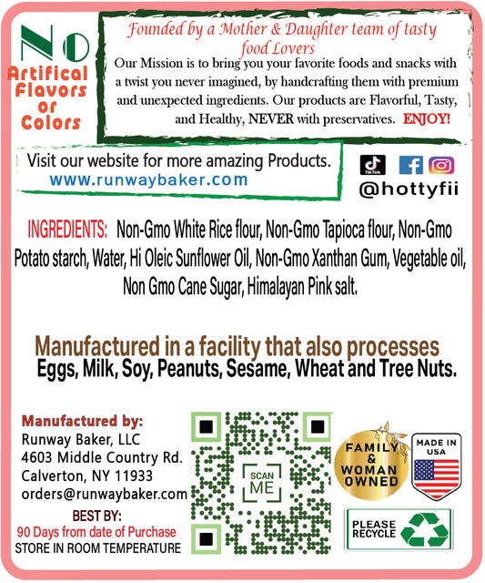 Gluten Free Pink Salt Crisps