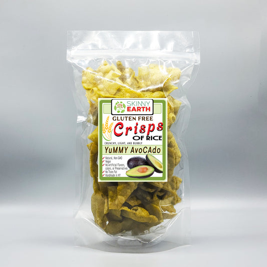 Gluten Free Yummy Avocado Crisps