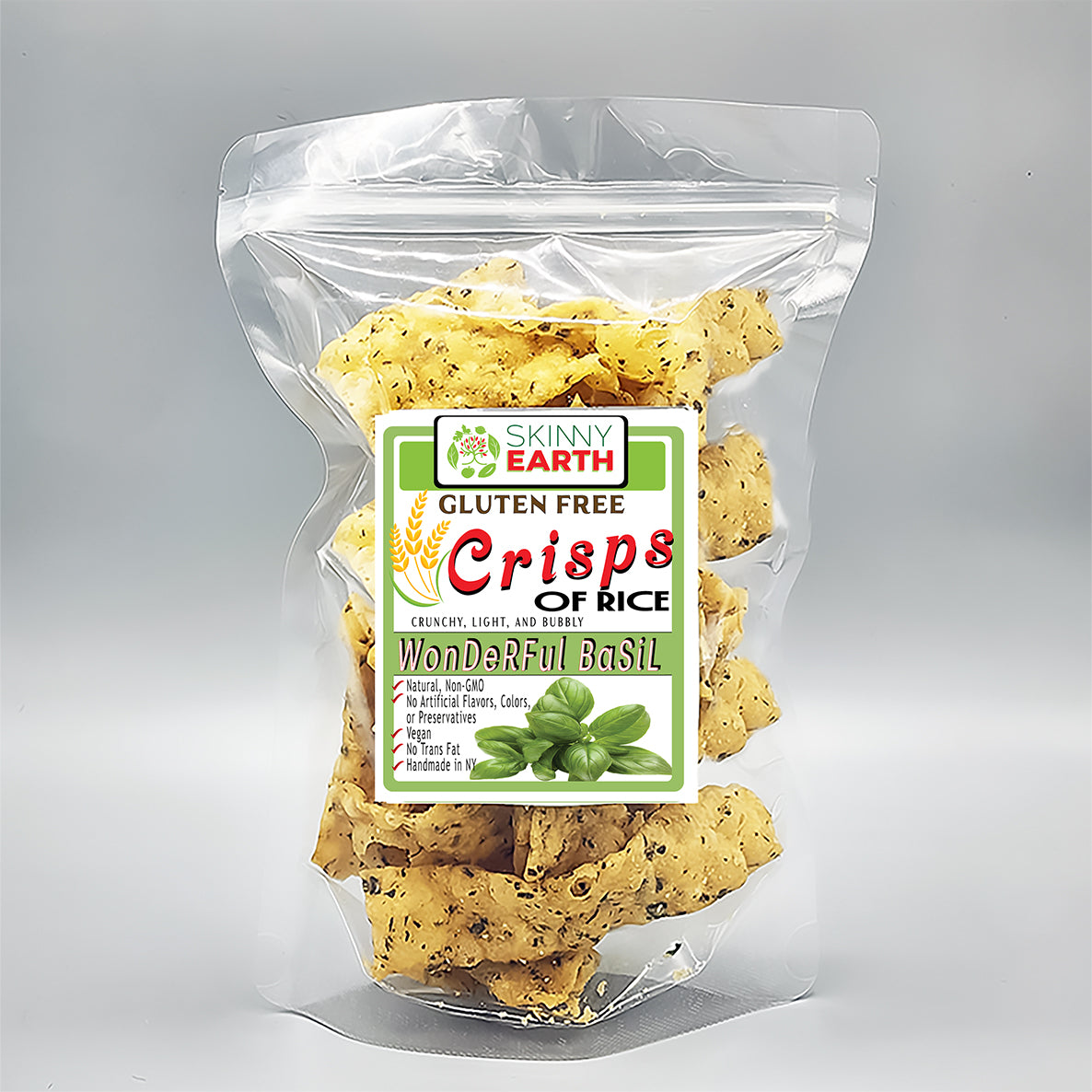 Gluten Free Wonderful Basil Crisps