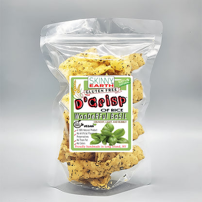 Gluten Free Wonderful Basil Crisps