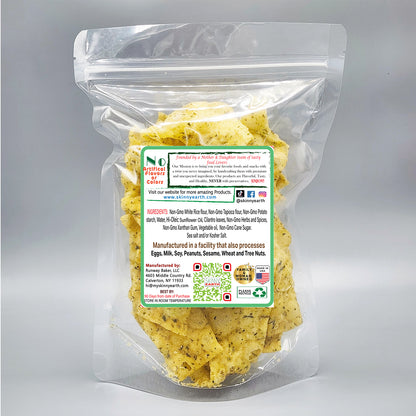 Gluten Free Flavorful Cilantro Crisps
