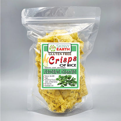 Gluten Free Flavorful Cilantro Crisps