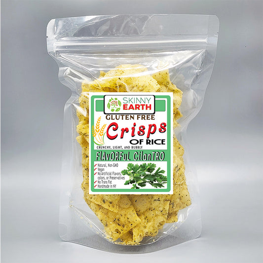Gluten Free Flavorful Cilantro Crisps