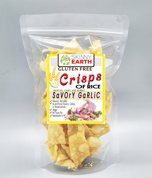 Gluten Free Savory Garlic Crisps