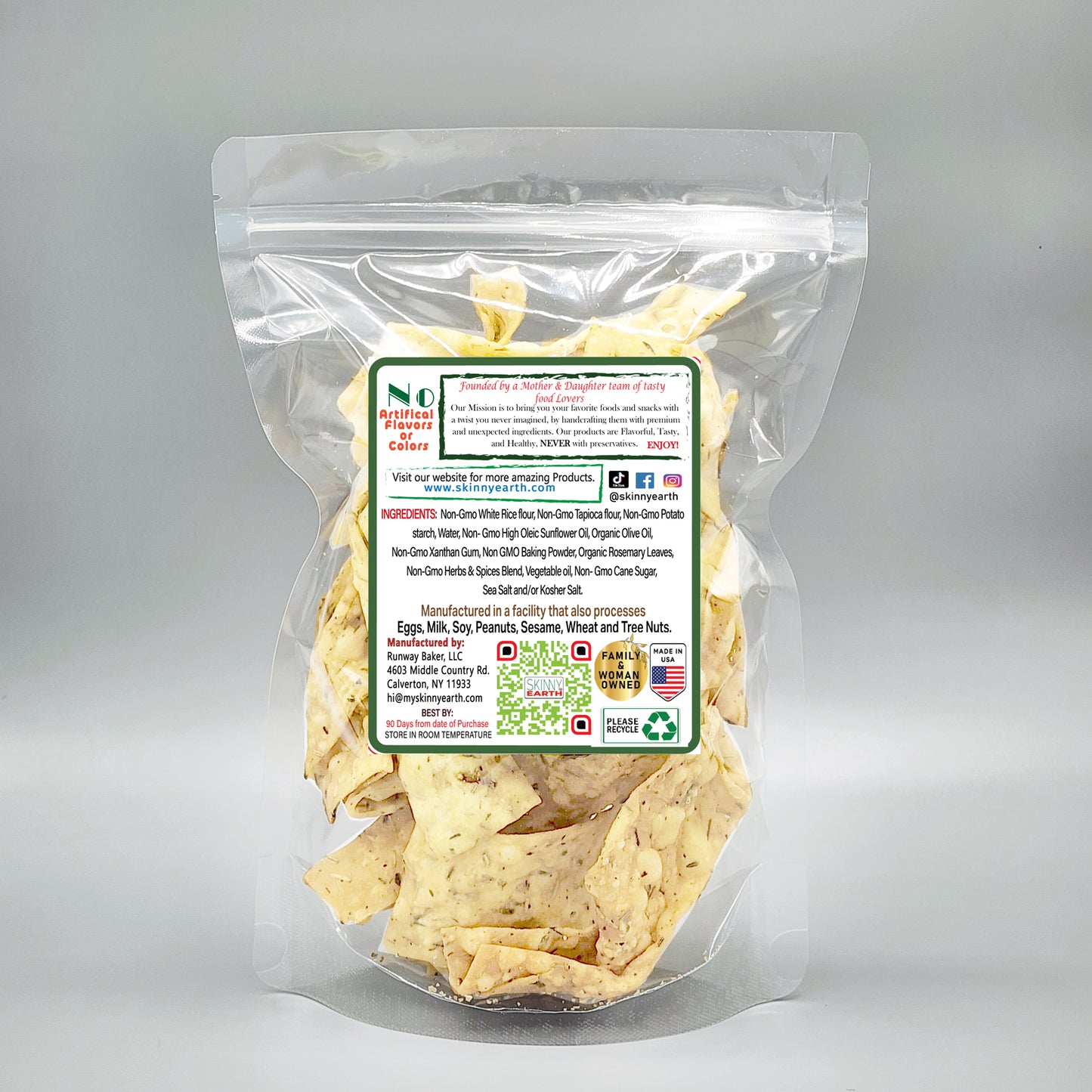 Gluten Free Rosemary and Olive Oil Crisps