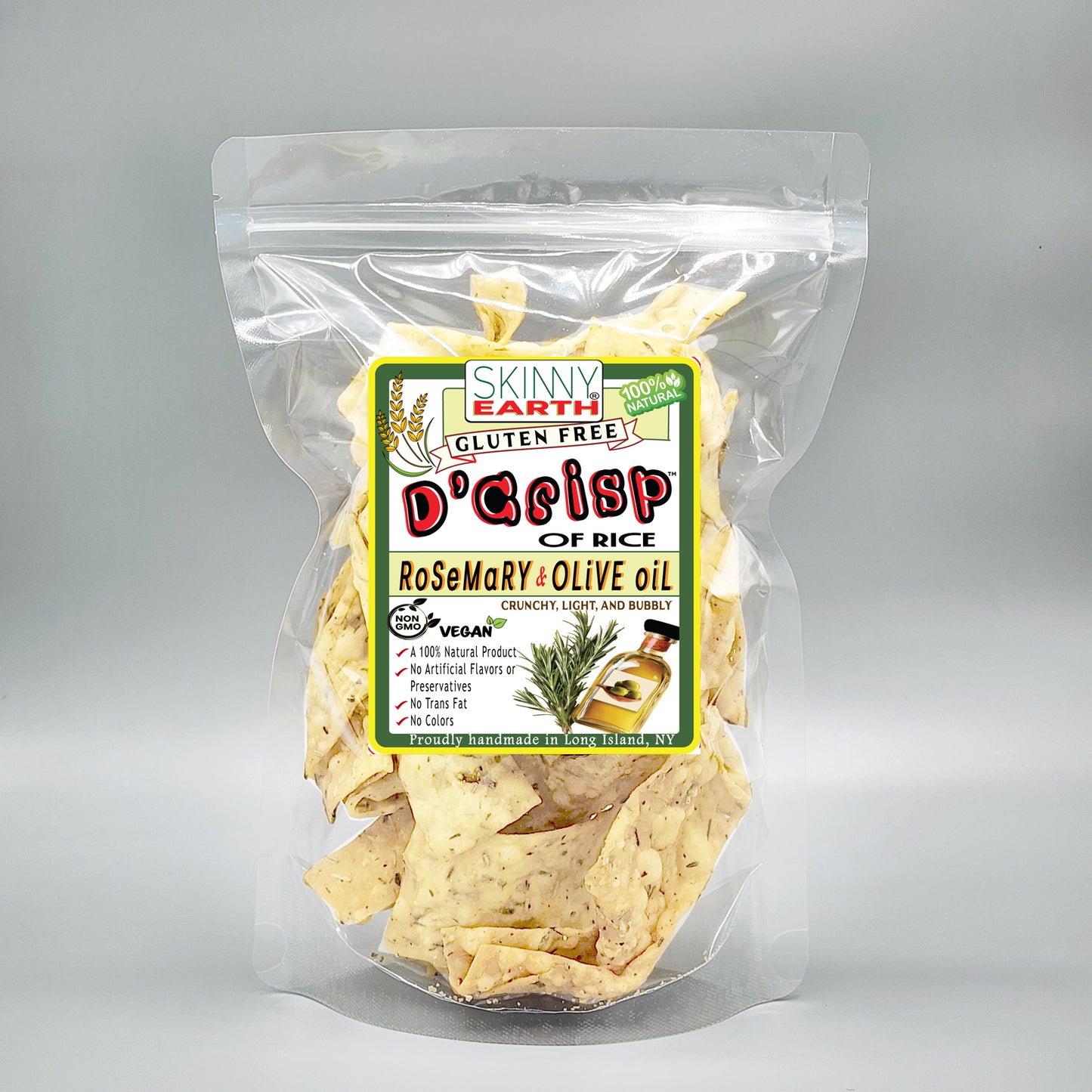 Gluten Free Rosemary and Olive Oil Crisps