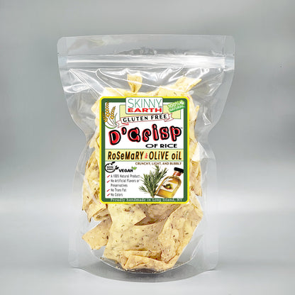 Gluten Free Rosemary and Olive Oil Crisps