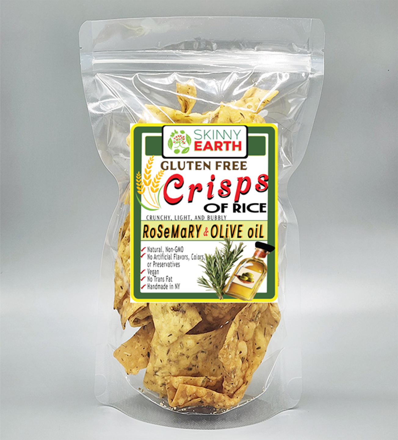 Gluten Free Rosemary and Olive Oil Crisps
