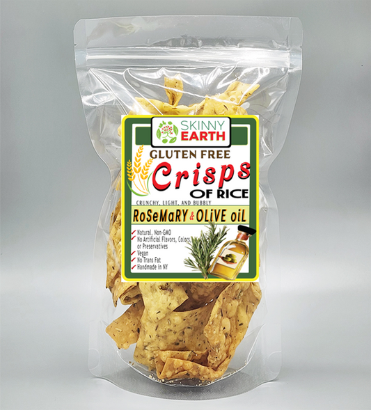 Gluten Free Rosemary and Olive Oil Crisps