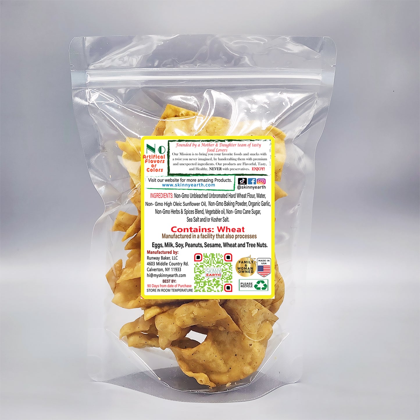 Classic Savory Garlic Crisps