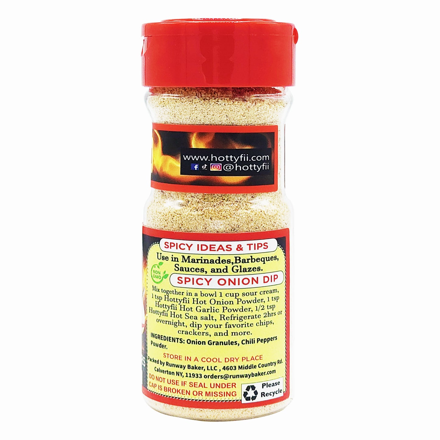 Hot Onion Powder 2.1 OZ