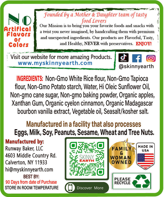 Gluten Free Apple Cinnamon Crisps