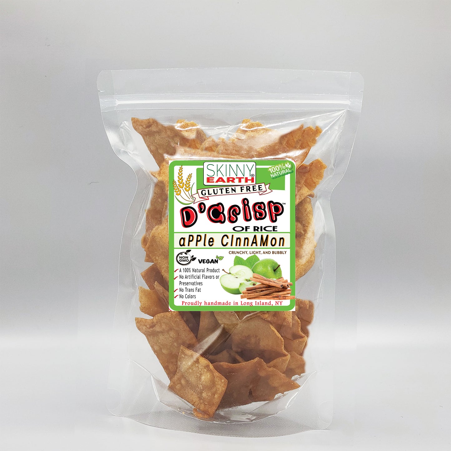 Gluten Free Apple Cinnamon Crisps