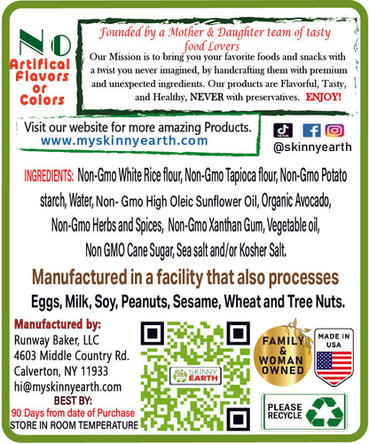 Gluten Free Yummy Avocado Crisps