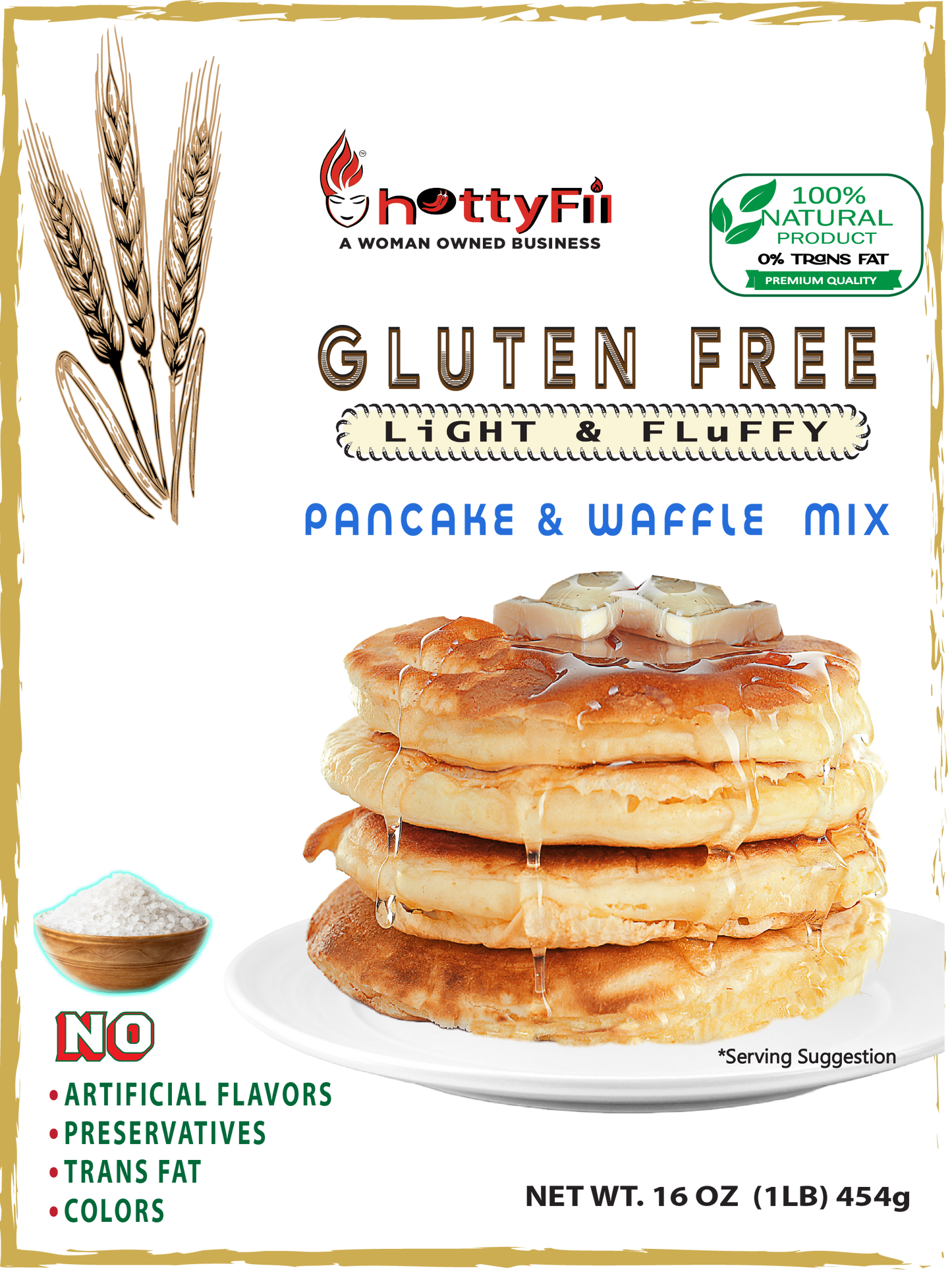 Gluten Free Pancake and Waffle Mix 16 OZ