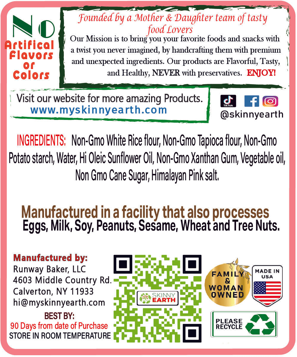 Gluten Free Pink Salt Crisps