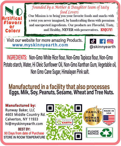 Gluten Free Pink Salt Crisps