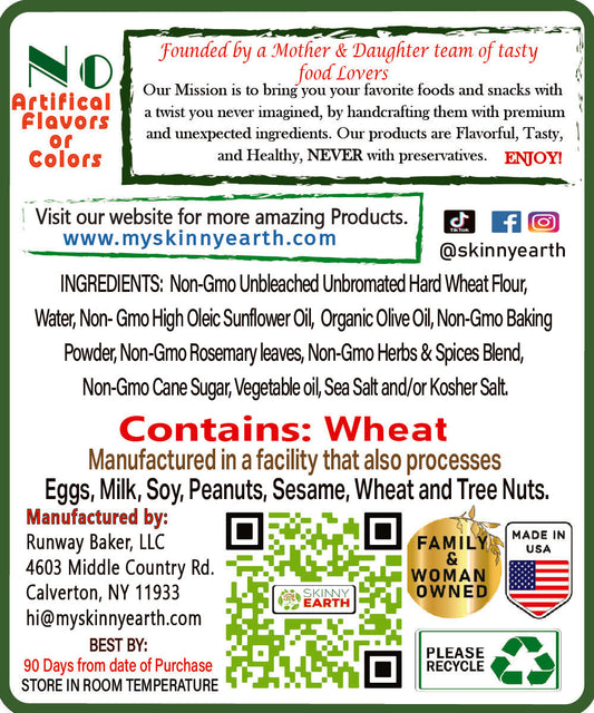 Classic Rosemary and Olive Oil Crisps