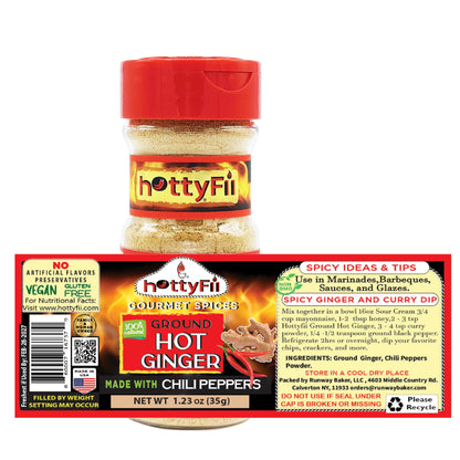 Hot Ground Ginger 1.23 OZ